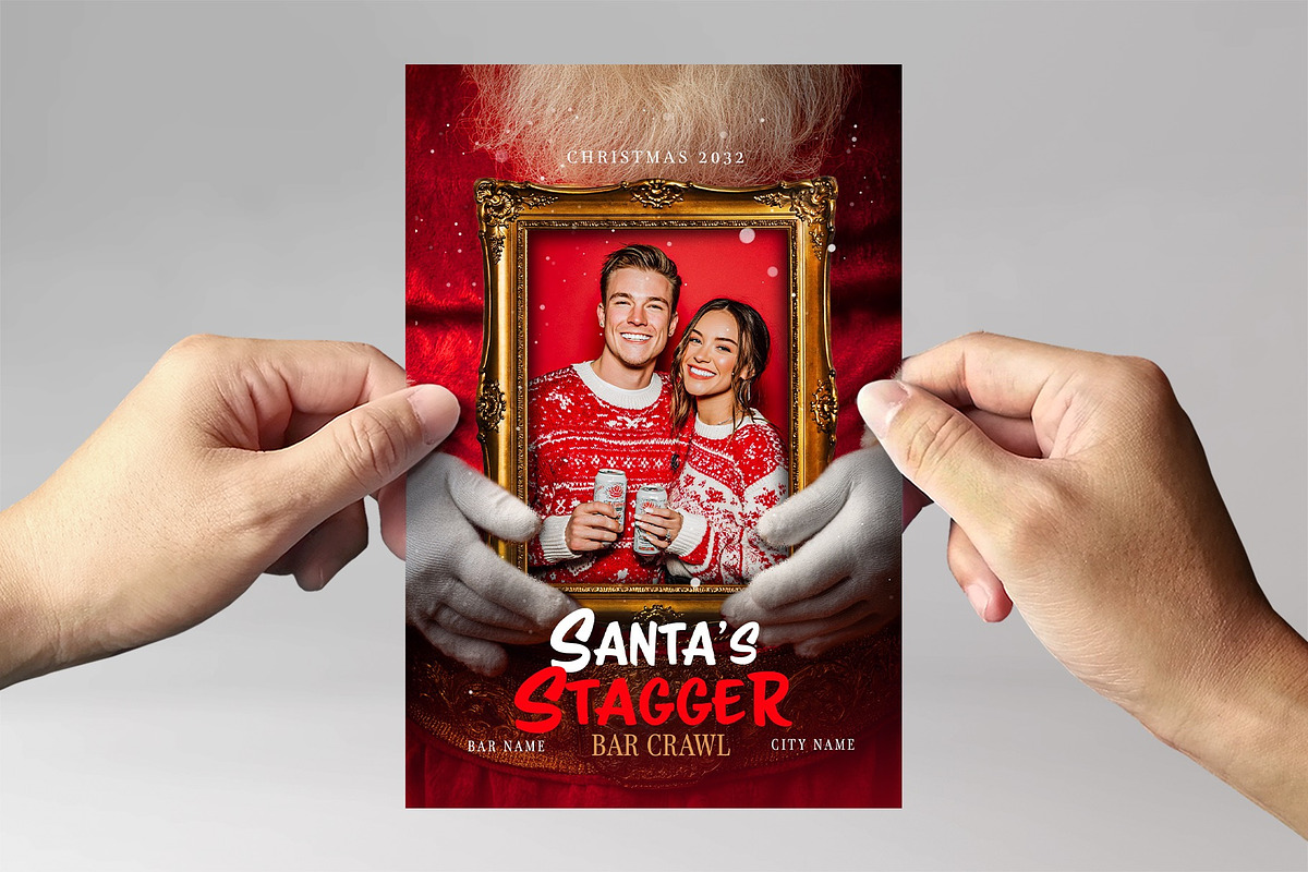 Christmas Flyer Template, a Flyer Template by BrandPacks (Photo 2 of 3)