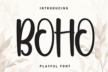 BOHO | Script Font