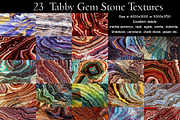 23 Tabby Onyx Gem Stone Textures, a Texture Graphic by Kseniya-Omega (Thumbnail 1 of 5)