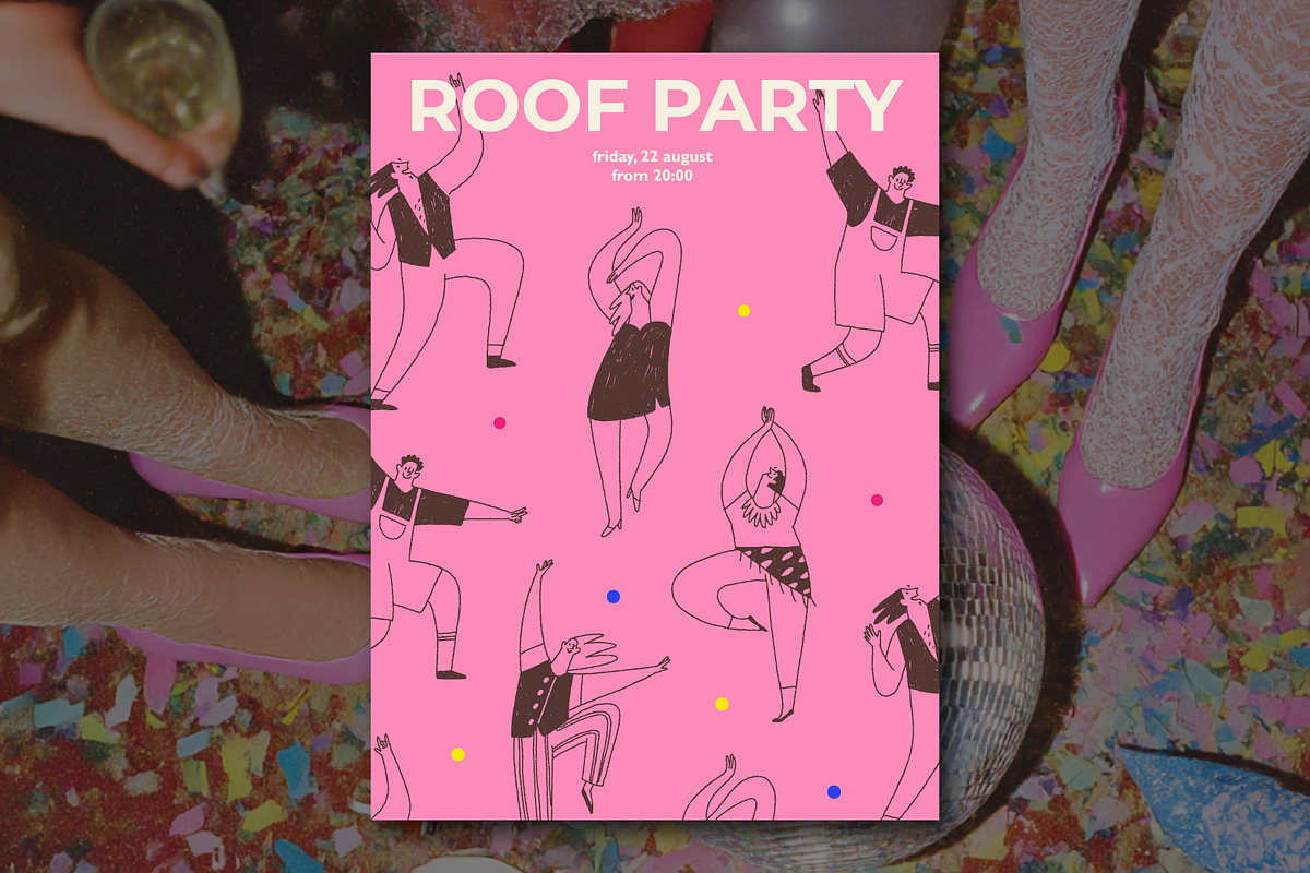 Cheers! Happy People Illustrations, a Person Illustration by Olly Kava (Photo 9 of 10)