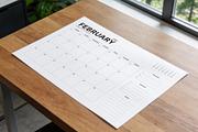 2027 Monthly Planner (MP049-27-L2), a Stationery Template by mikhailmorosin (Thumbnail 4 of 7)