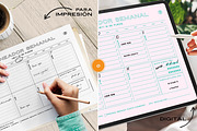 PLANEADOR SEMANAL_Set, a Stationery Template by GoodNess Graphics (Thumbnail 2 of 8)
