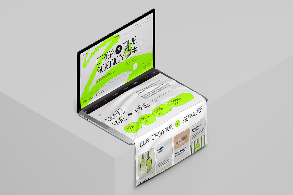 Qreea - Creative Landing Page preview 3