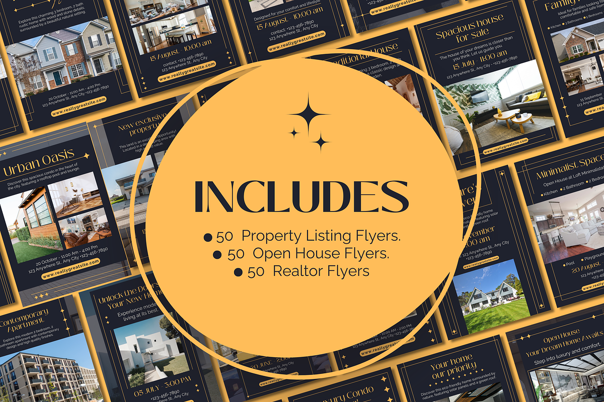 150 Realtor Flyer Canva Templates, a Templates & Theme by TemplateCastleStore (Photo 4 of 9)