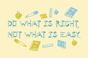 Rulers and Pencils Font, a Font by M.C. Iglesias (Thumbnail 7 of 10)