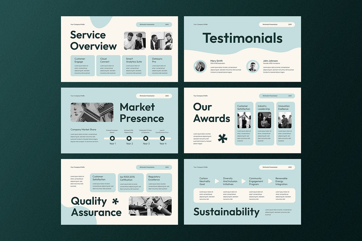 Company Profile Presentation, a Presentation Template by Aiyari Graphic (Photo 3 of 5)