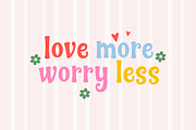 Nilky & Miky - Cute Display Font, a Sans Serif Font by Keithzo (Thumbnail 3 of 6)