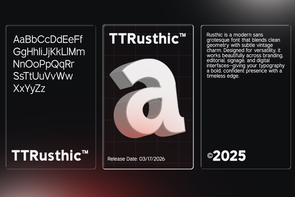 TT Rustic Grotesque Sans, a Sans Serif Font by truetype (Photo 3 of 15)