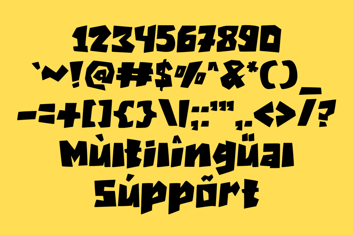 Nate Supe - Display Font, a Symbol Font by GFRcreative (Photo 3 of 4)