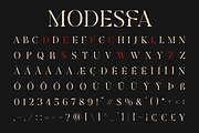 Modesfa - Modern Display Serif, a Serif Font by Almarkhatype (Thumbnail 10 of 10)