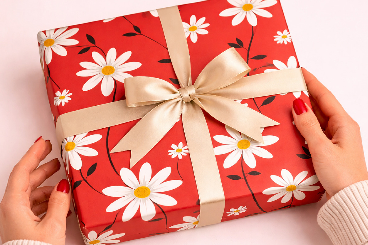 Red And White Daisy pattern, a Pattern Graphic by Canvas Craft (Photo 4 of 6)