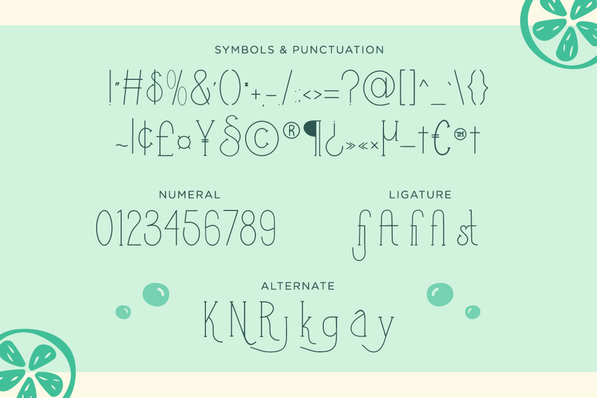 Cider Lime - Handwritten Font, a Handwritten Font by Typefactoryco (Photo 3 of 9)