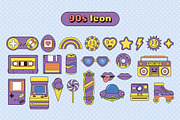 90s Summer Instagram Template, a Social Media Template by muhisya (Thumbnail 12 of 14)