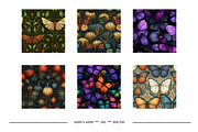 Butterfly Retro Art Style Patterns, a Pattern Graphic by karenfoleyphoto (Thumbnail 4 of 16)