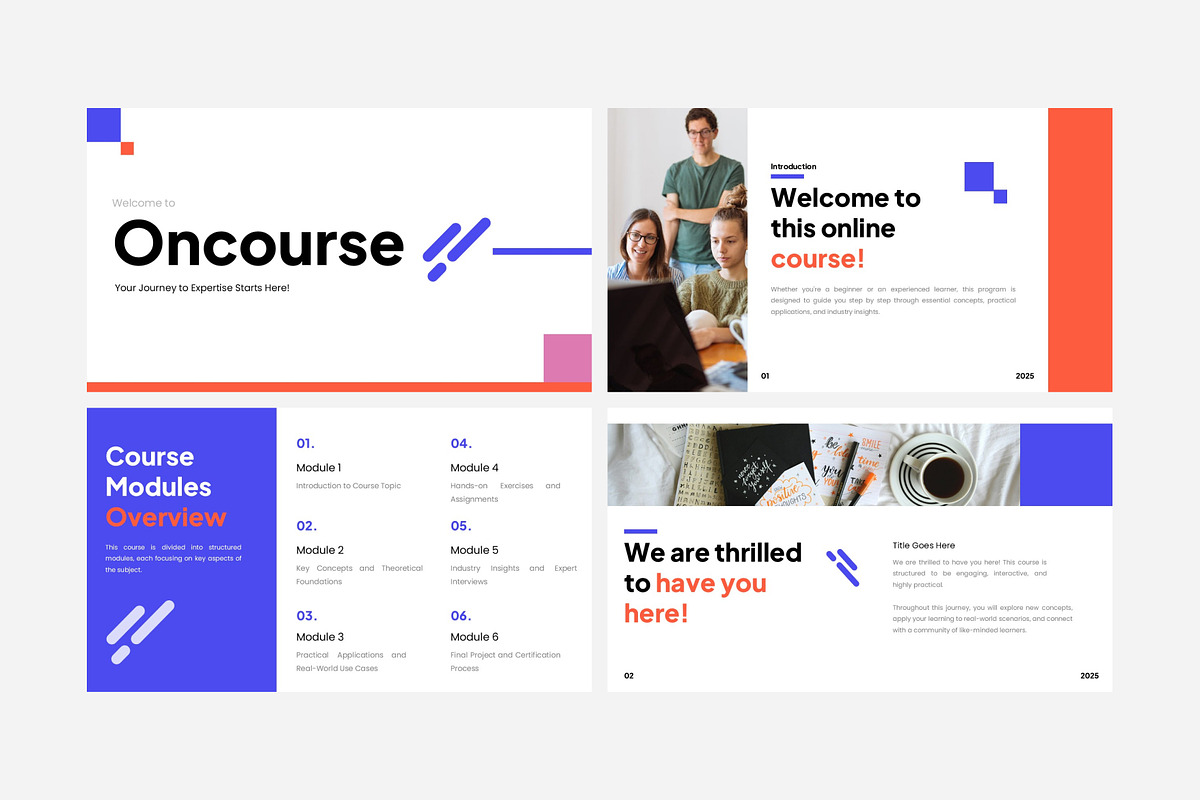 Modern Online Course Presentation, a Presentation Template by Eklip Studio (Photo 2 of 6)