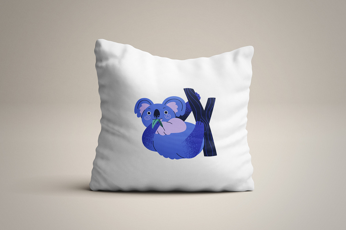 Cute funny koala bear animals set, an Animal Illustration by PaperTrident (Photo 6 of 6)