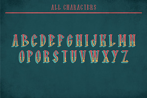 Hudson Vintage Label Typeface