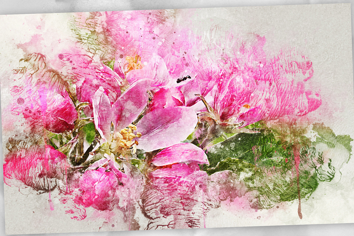 SplatterWatercolor2 Photoshop Action, an Action Add-On by GorynArt (Photo 12 of 27)
