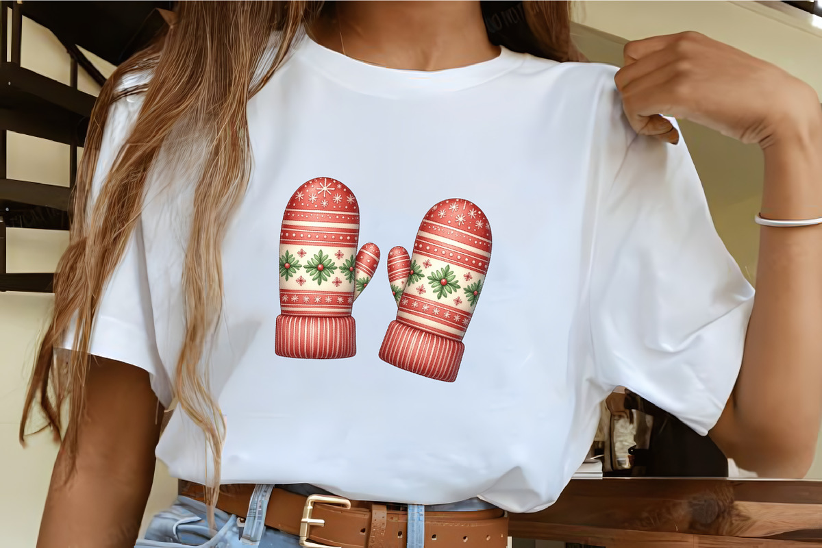 Festive Winter Mittens Clipart, an Illustration by CrexoraLab (Photo 4 of 5)
