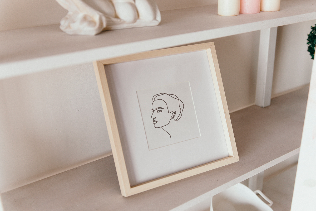 One Line Secret. Line Art Women, a Person Illustration by AnMark (Photo 5 of 10)