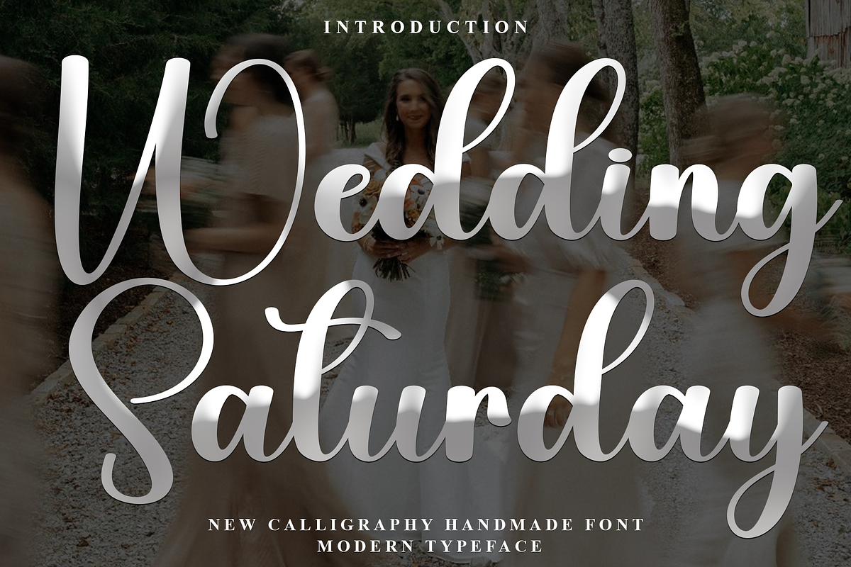 Wedding Saturday, a Handwritten Font by FreshTypeINK (Photo 1 of 8)