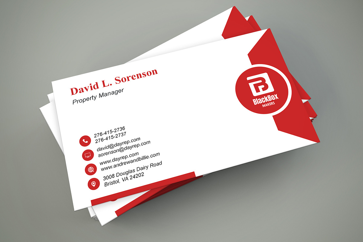 Business Card Template | Real Estate preview 5