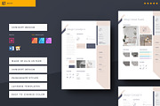 Calm Concept Design Mood Boards, a Stationery Template by Egotype (Thumbnail 1 of 9)