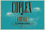Coplex Typeface, a Serif Font by Arys Design (Thumbnail 1 of 2)
