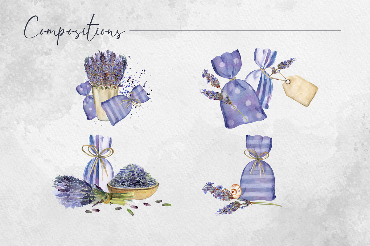 Lavender sachets, a Decorative Illustration by MsFlaffy (Photo 3 of 10)