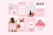 Beauty Instagram Templates Canva, a Social Media Template by Deepa Template Studio (Thumbnail 6 of 19)