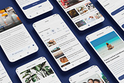 Media News Feed & Press Blog App, an App Template by nagaredesignstudio (Thumbnail 1 of 2)