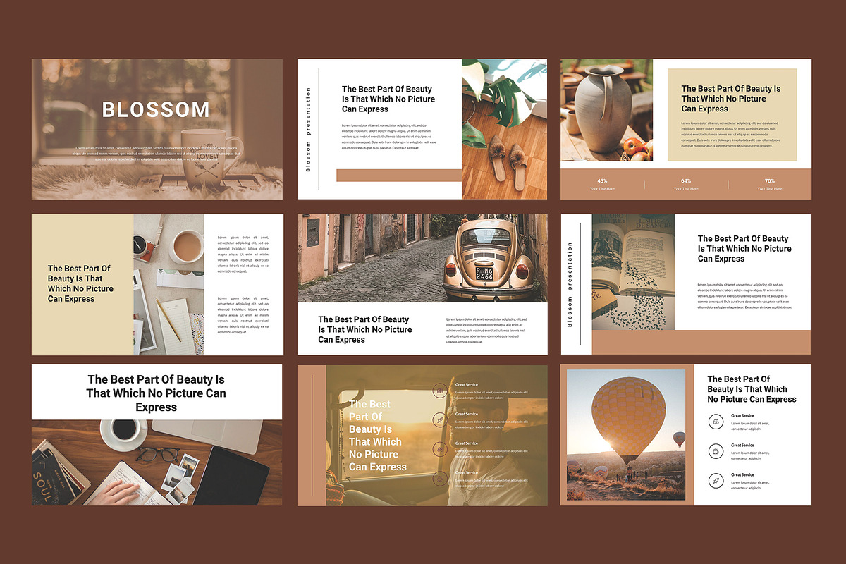 Blossom - powerpoint template, a Presentation Template by riz creative studio (Photo 3 of 6)