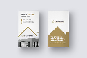 Real Estate Business Card Template