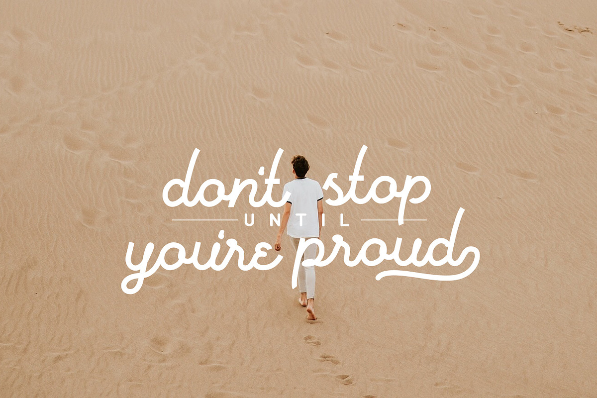 Vanilatte Font Duo, a Script Font by Letterhend Studio (Photo 11 of 11)