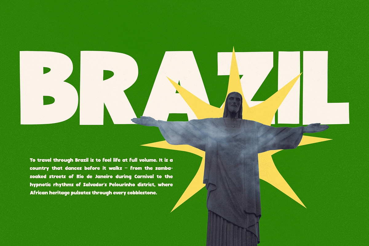 Samba Spark - Festive Cultural Font, a Handwritten Font by HipFonts (Photo 3 of 10)
