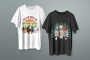 Retro Western Christmas Bundle PNG, an Illustration by ROJI CREATOR (Thumbnail 5 of 7)