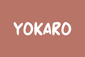 Yokaro Playful Handwritten Font, a Handwritten Font by NTC Graphic