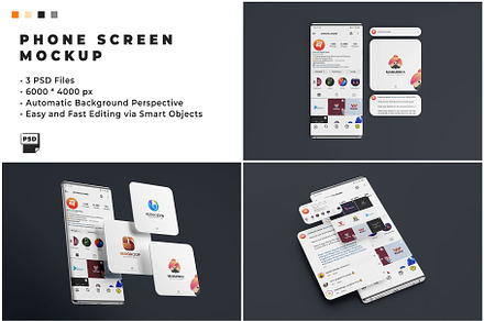 Phone Screen Mockup, an Android Mockup by Artnivora.Std
