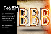 3D Neon Lettering Pack, a Graphic by DesignerCandies (Thumbnail 5 of 6)