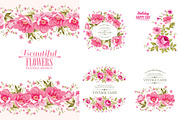 Amasing Floral Frames Set, a Card Template by Kotkoa (Thumbnail 2 of 3)
