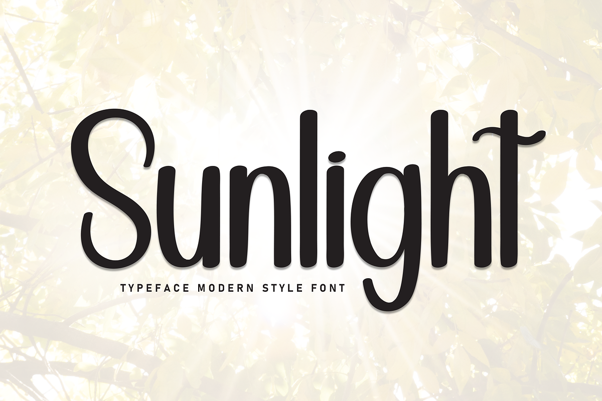 Sunlight | Script Font, a Handwritten Font by Scratchones (Photo 1 of 8)