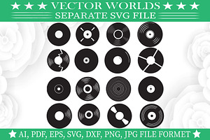 Vinyl Record Svg, Vinyl, Record Svg