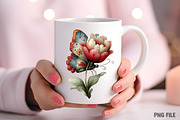 Whimsical Spring Butterfly Clipart, an Illustration by Craft Nest (Thumbnail 7 of 11)