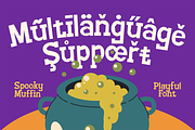 Spooky Muffin - Halloween Font, a Serif Font by Pekotype (Thumbnail 9 of 12)