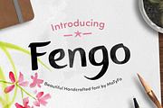 Fengo, a Script Font by Mostardesign Type Foundry (Thumbnail 1 of 9)