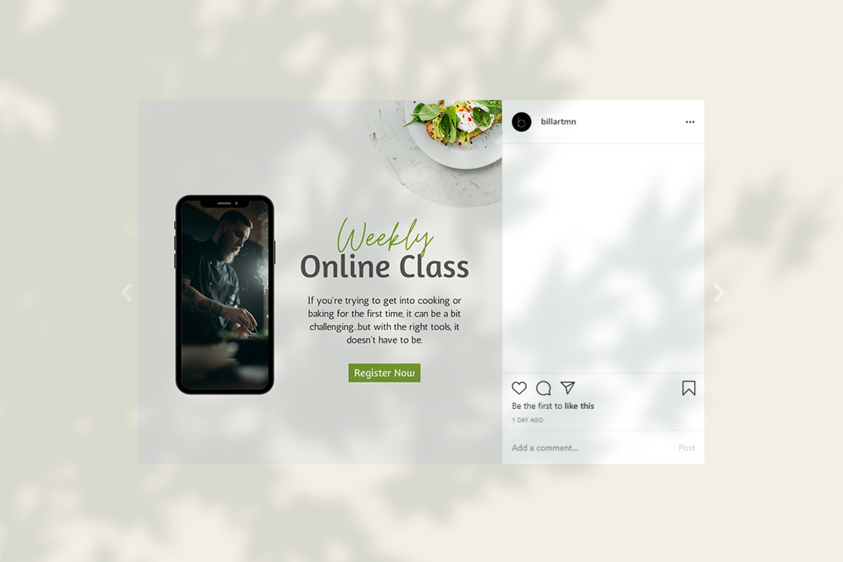 Food Instagram Set CANVA, a Social Media Template by goodesign (Photo 4 of 8)