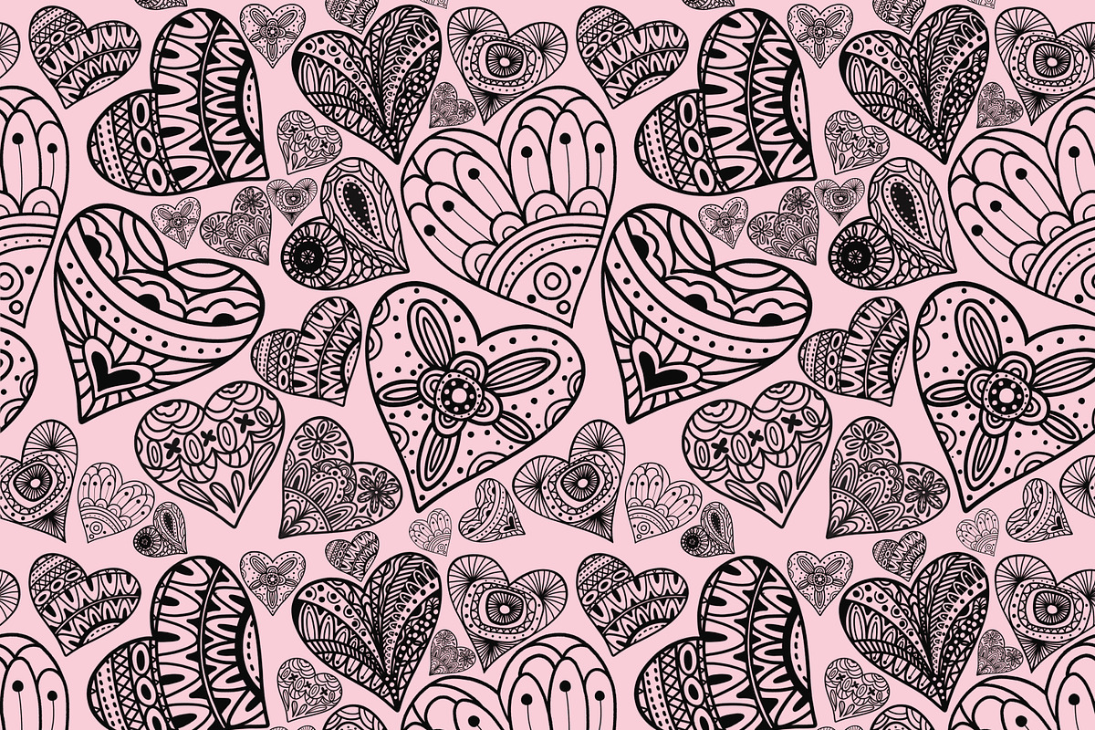 Hippie & Boho Heart, Procreate Stamp, a Brush Add-On by Sense Library (Photo 19 of 19)