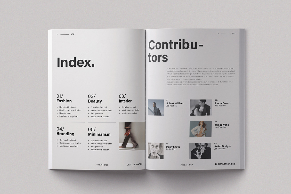 NOVA | Magazine & Book Layout, a Magazine Template by TemplateFolio-Shop (Photo 4 of 15)