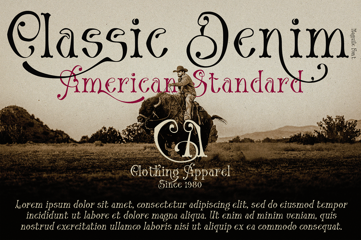 Naguile Display Serif, a Blackletter Font by TypeClassHeroes (Photo 4 of 10)