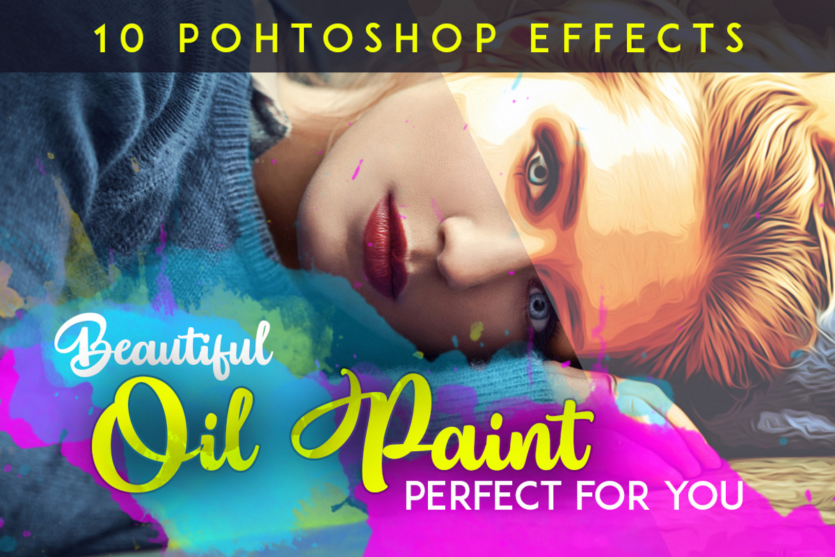 Beautiful Oil Paint Action